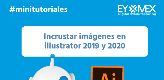 Incrustar imágenes en Ilustrator 2020, dos métodos diferentes.
